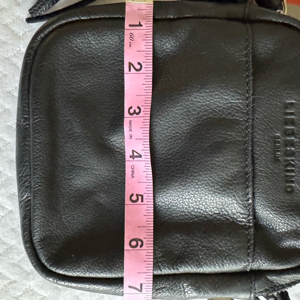 Liebeskind Black Leather Braided-Strap Belt Bag with Tassel - Picture 4 of 7